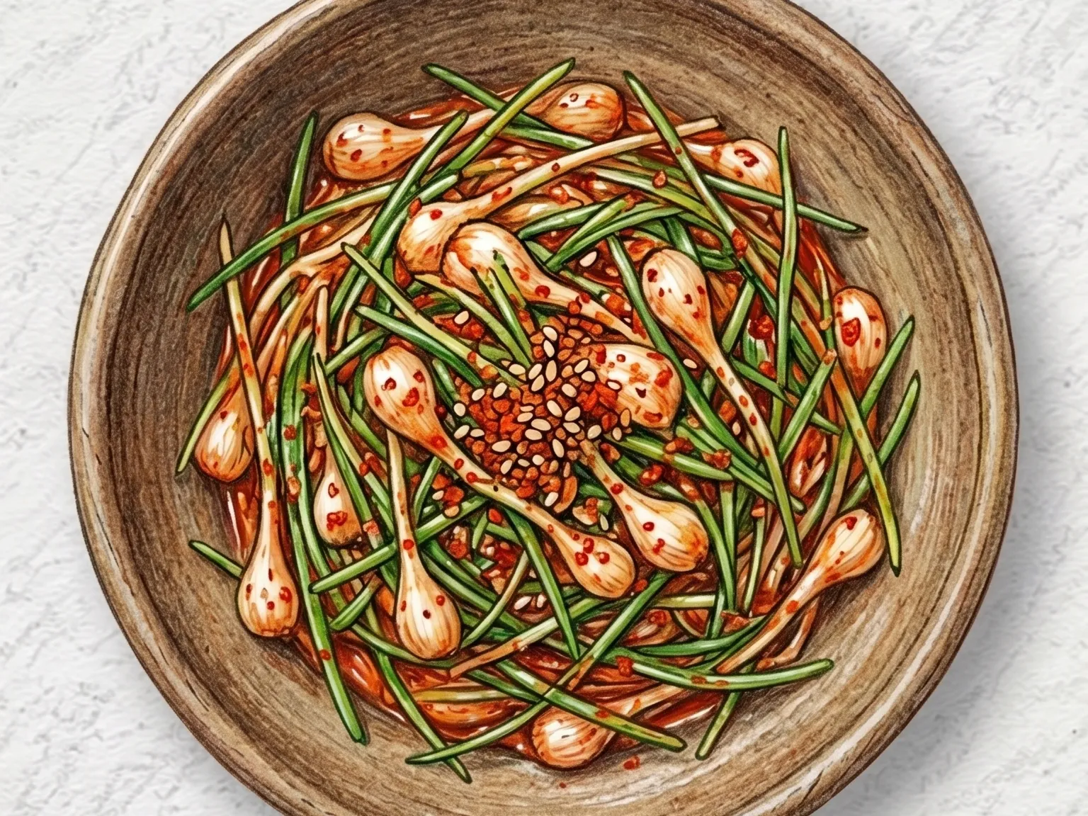 달래무침