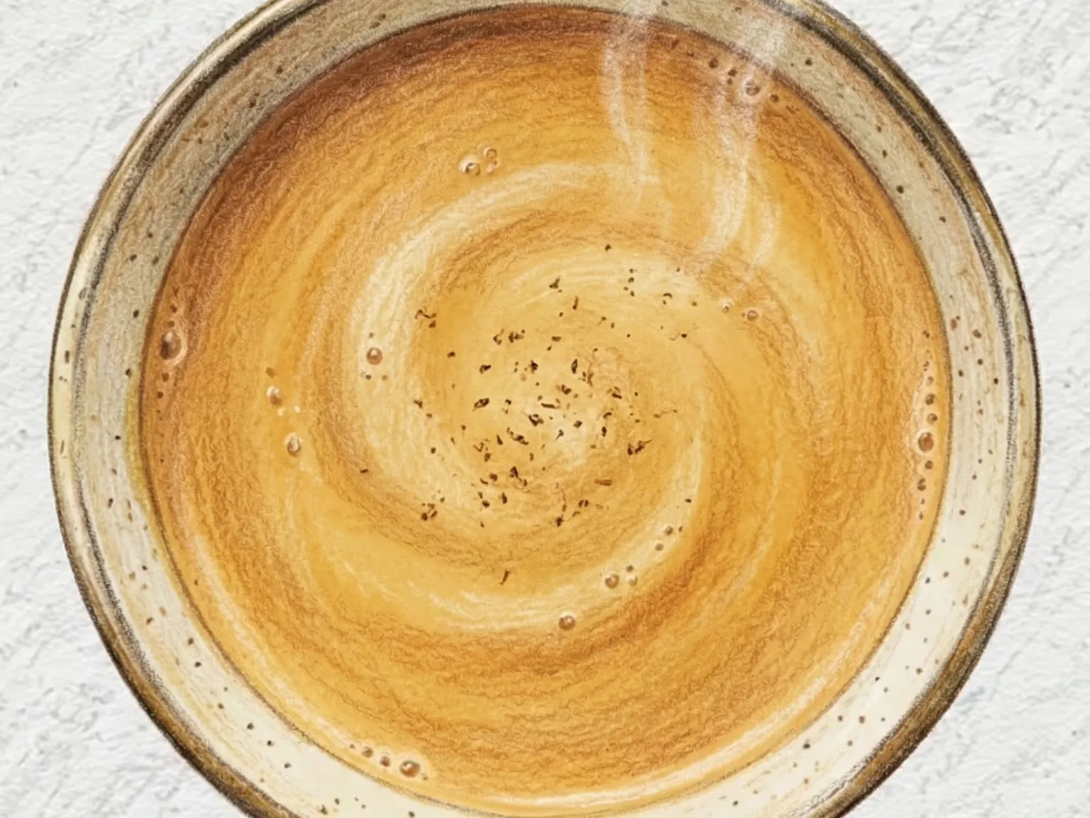 Latte de calabaza dulce coreano