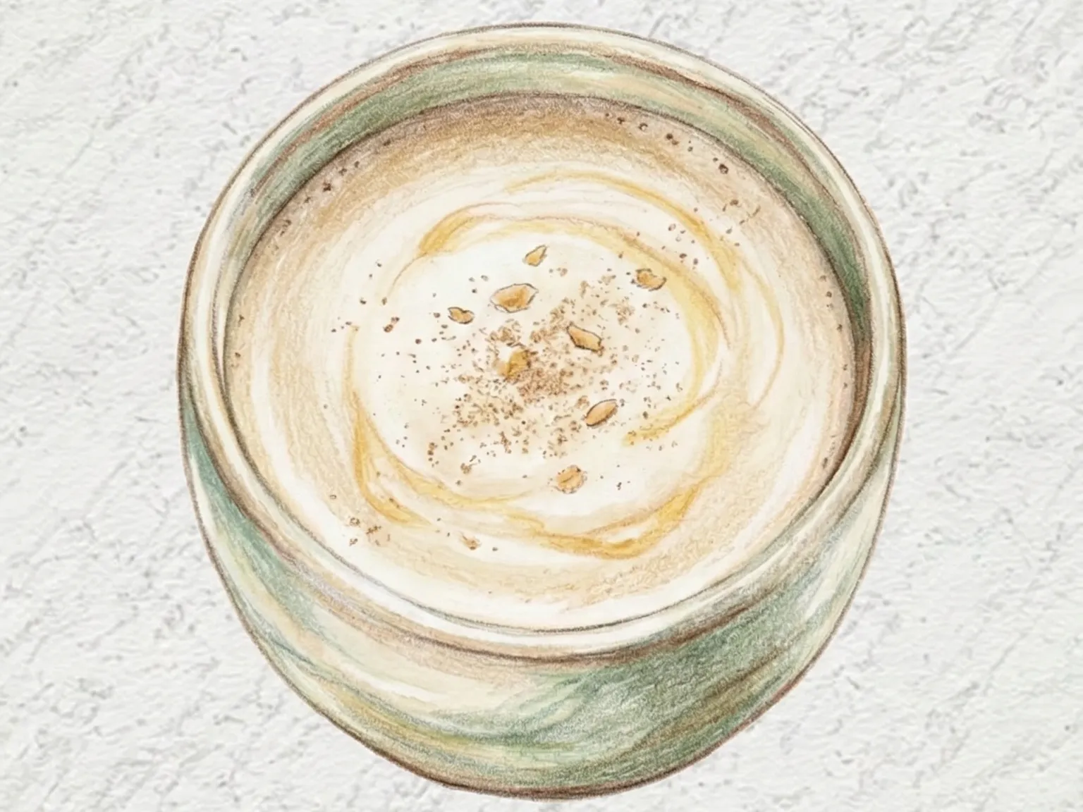 Deodeok Honey Latte (Latte coreano de deodeok e mel)