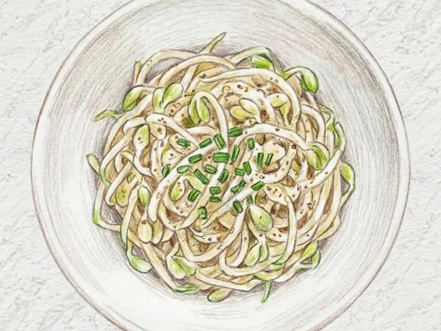 えごま豆もやしナムル(蒸し豆もやしのえごま粉和え)