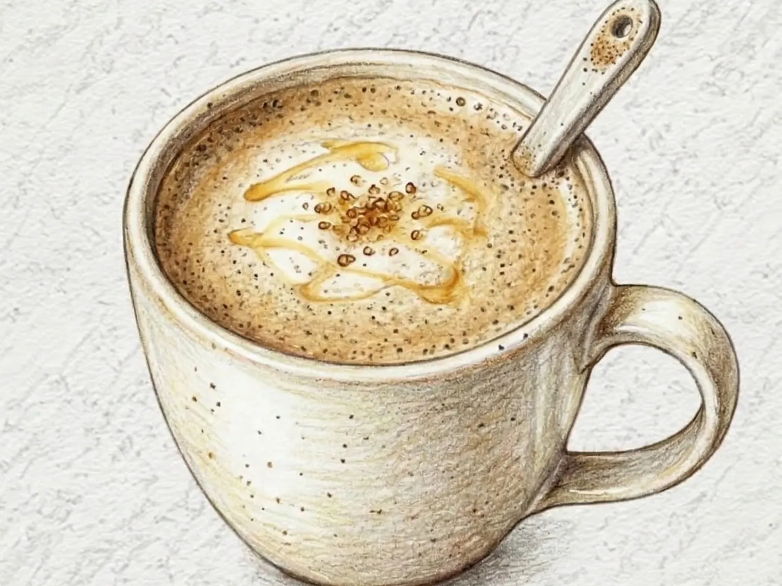 Deulkkae Latte (Latte coreano de sementes de perilla)