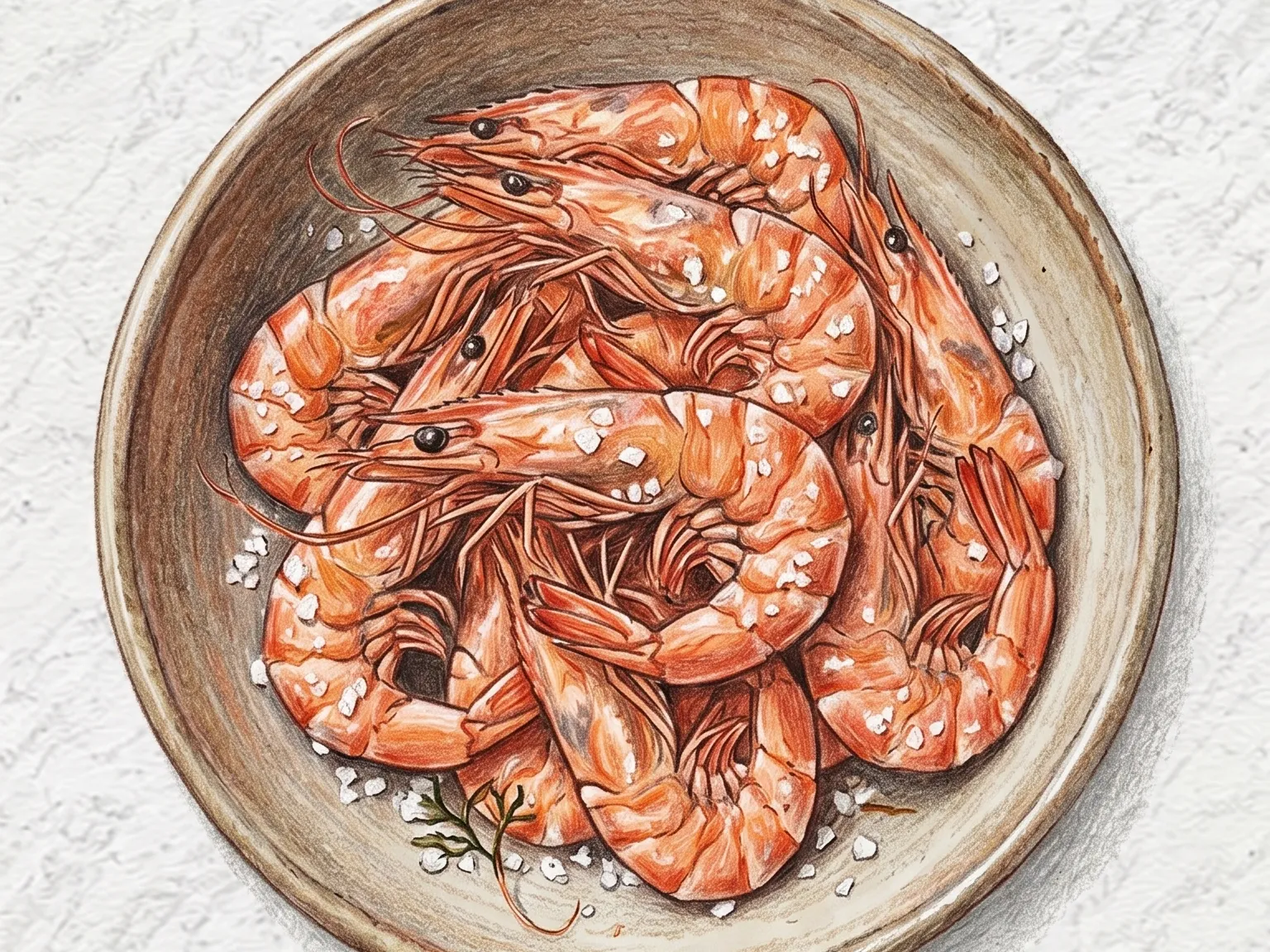 독도새우 소금구이