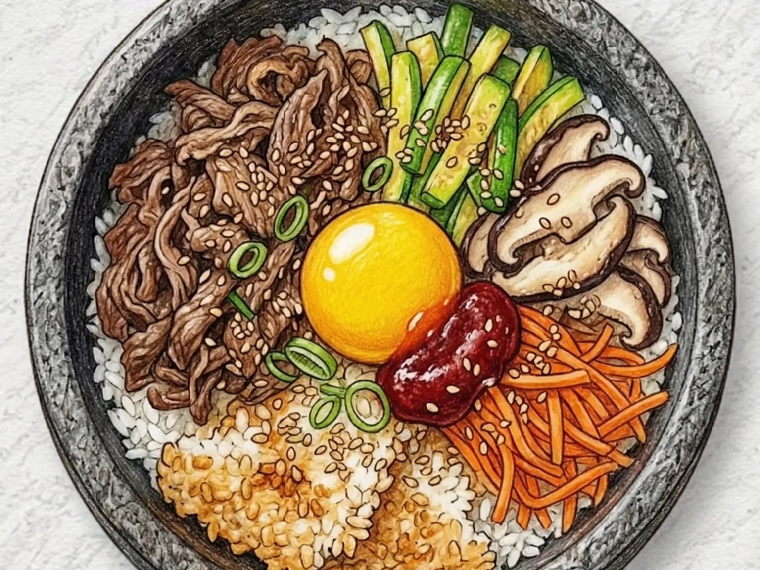 돌솥 불고기 비빔밥