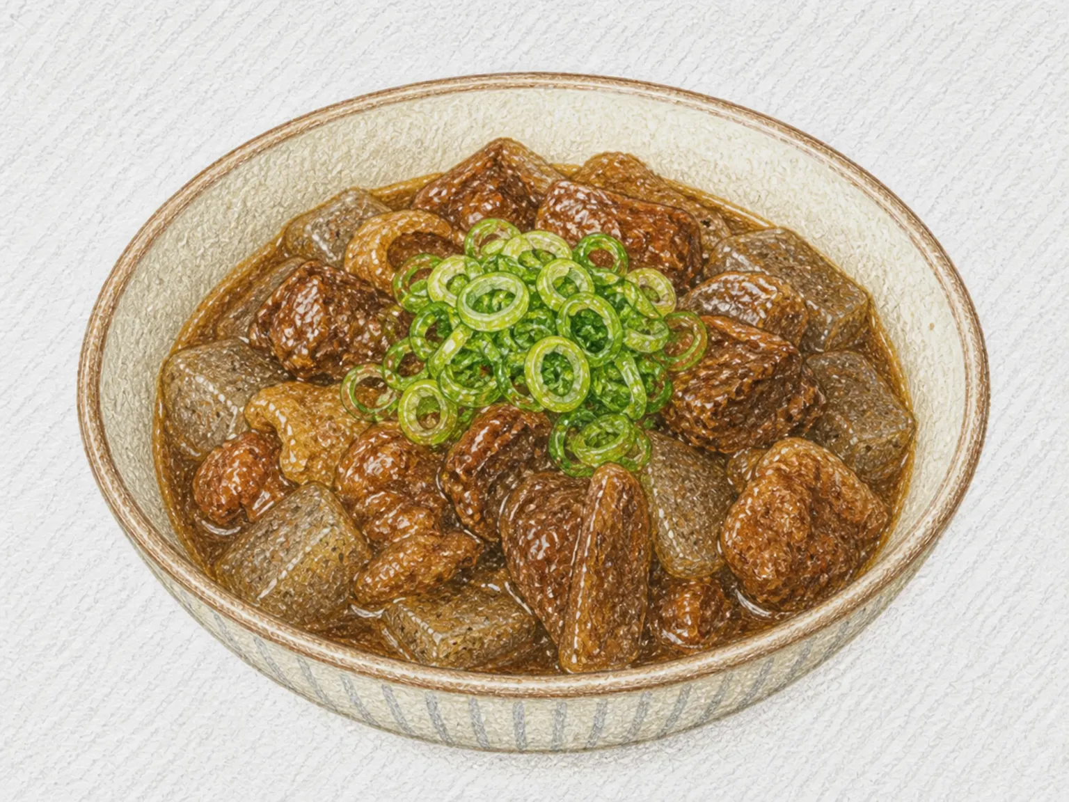 도테야키 (소힘줄 된장조림)