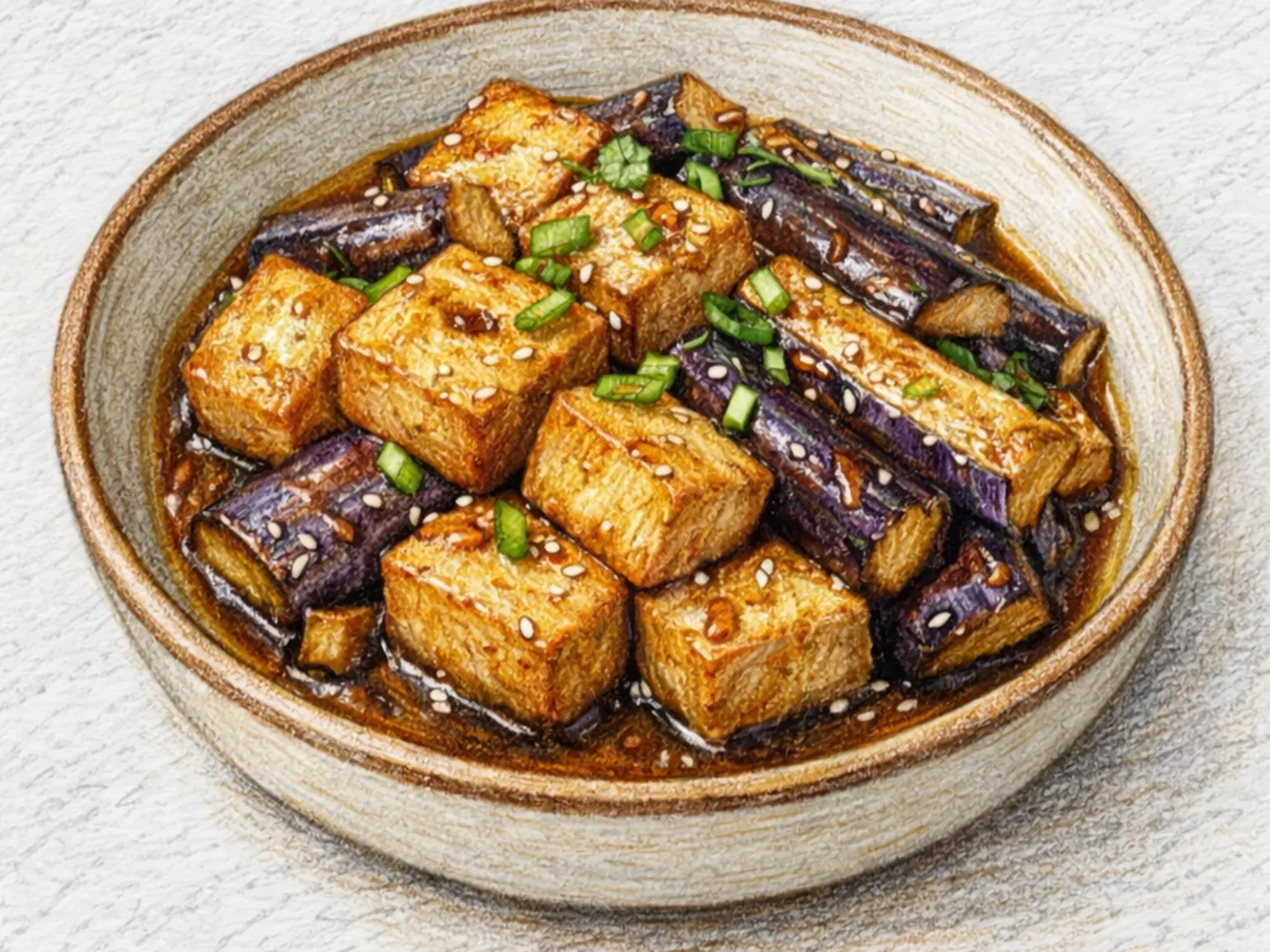 豆腐の甘辛煮(トゥブジョリム)