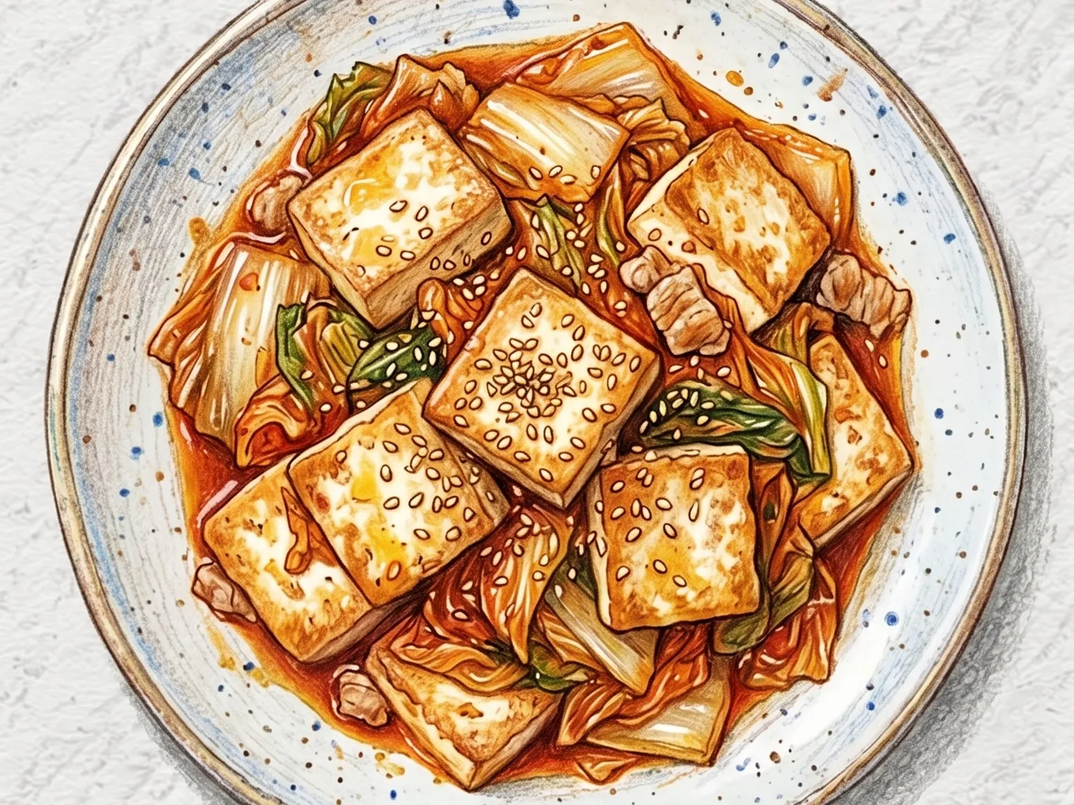 두부김치볶음