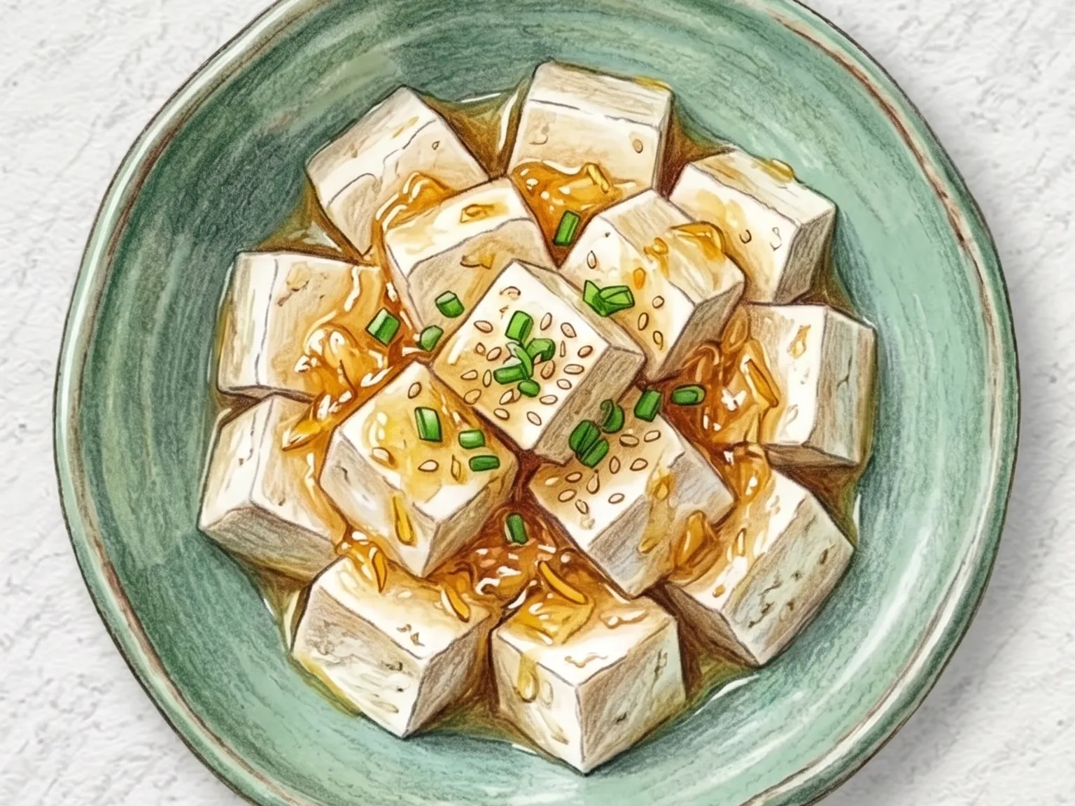 두부유자무침