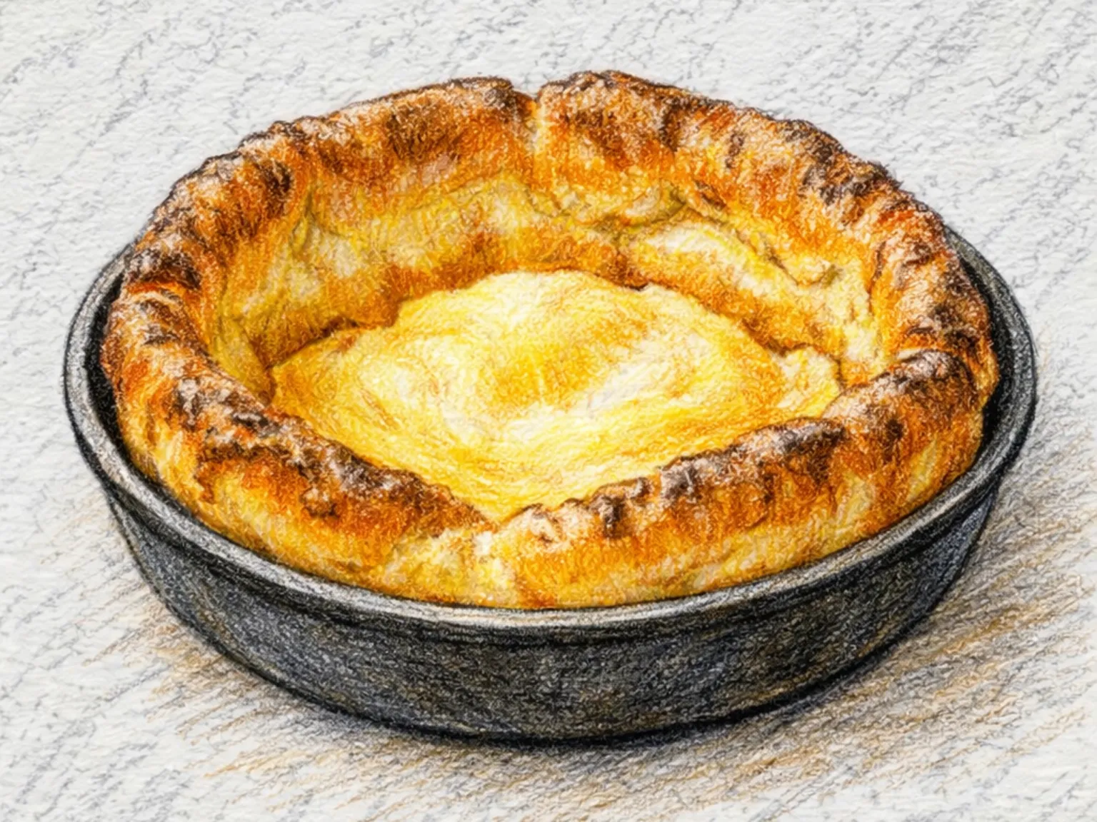 더치 베이비 (오븐에서 부풀리는 팬케이크)