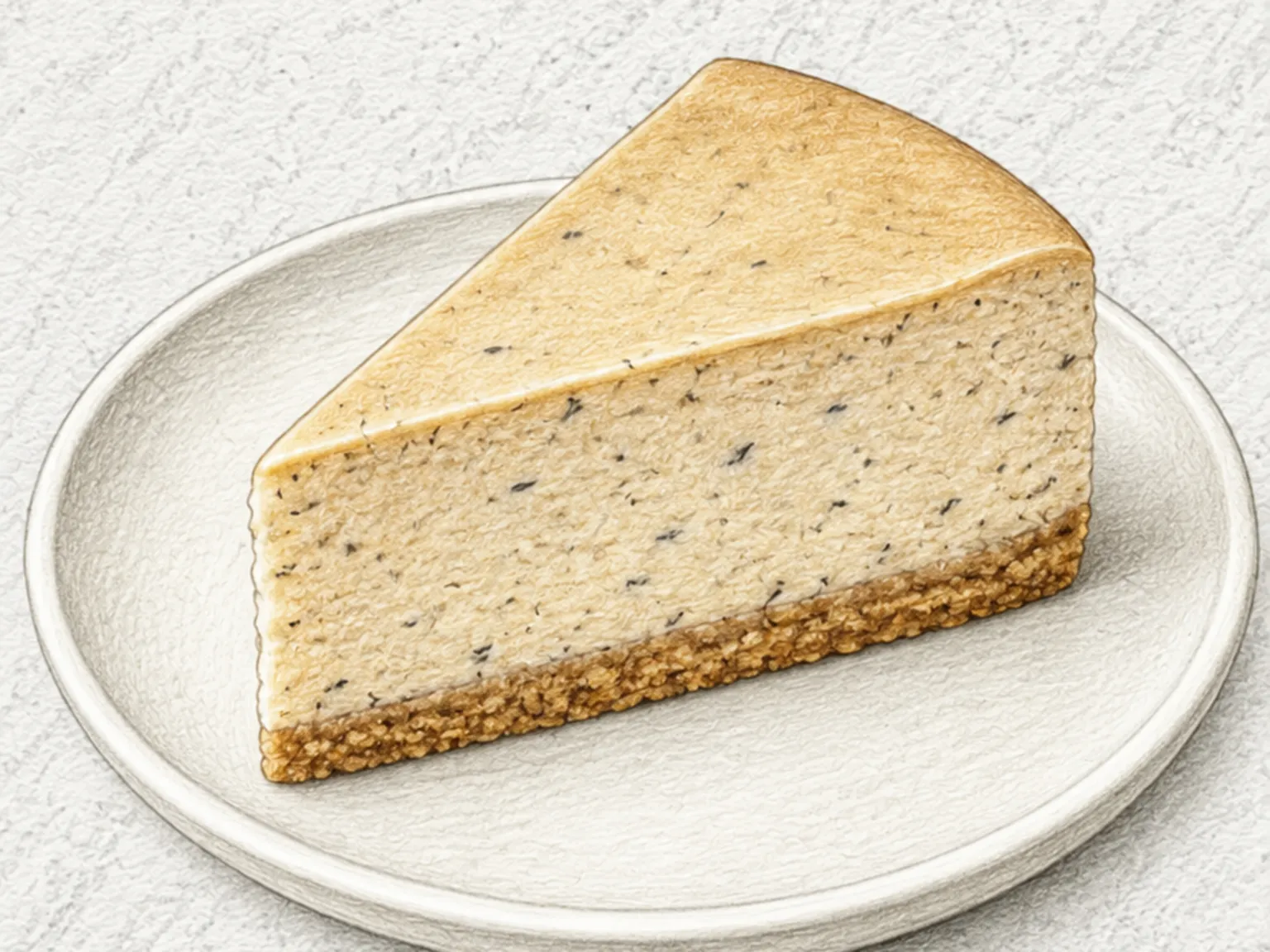 얼그레이 밀크티 치즈케이크 (찻잎 우린 생크림 필링)