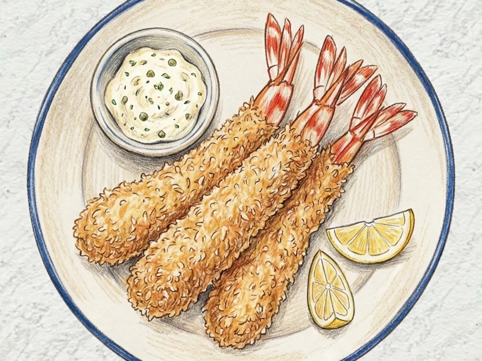 Ebi Fry (Camarão Japonês empanado em Panko)