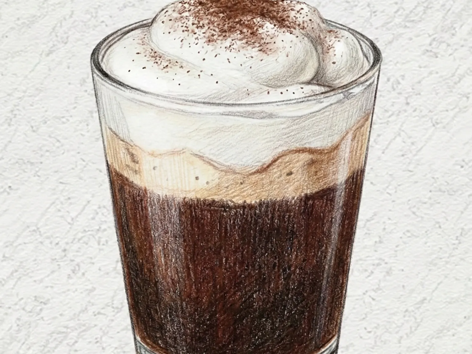 Einspanner (café expresso com creme de baunilha)