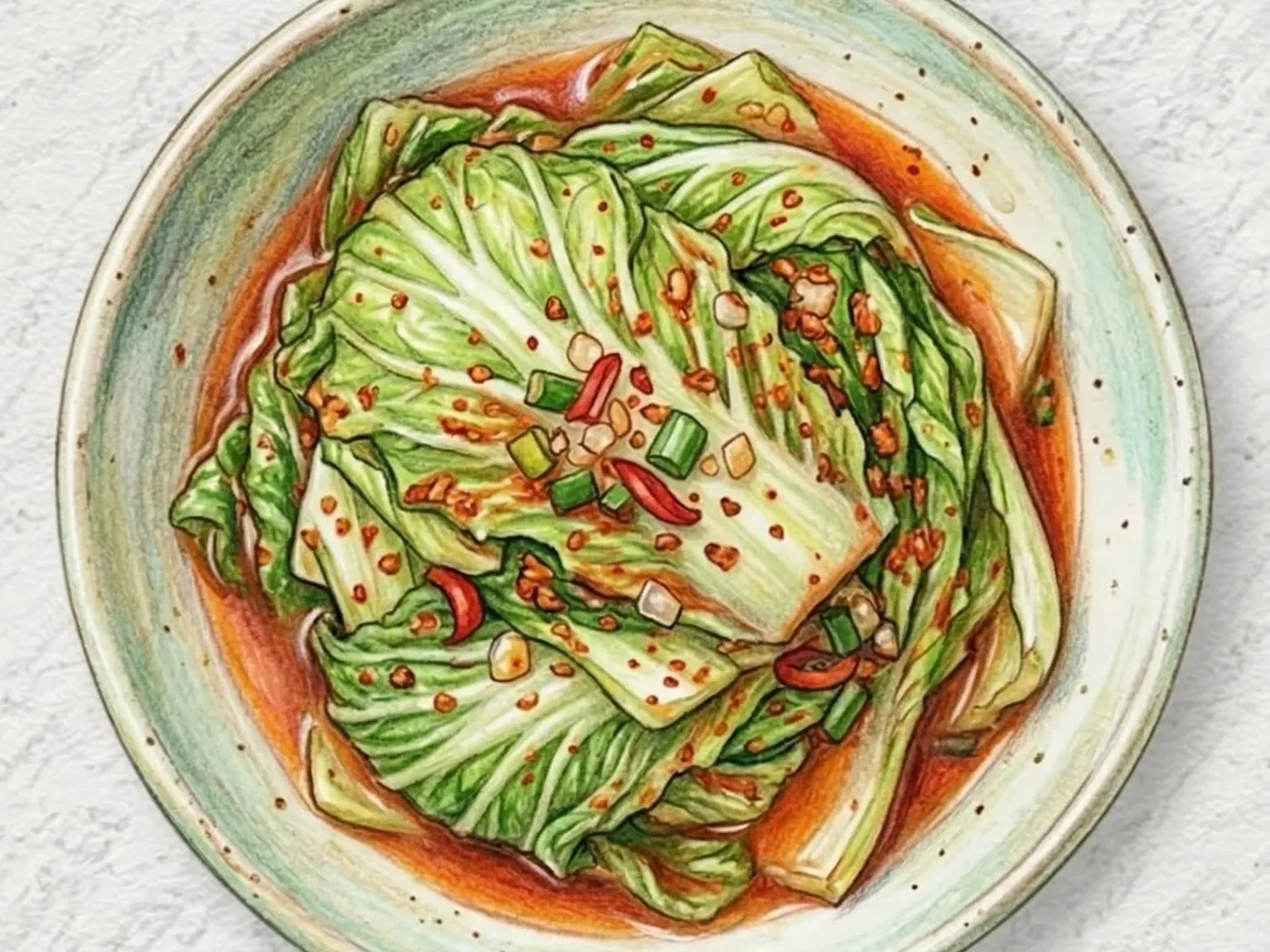 オルガリキムチ（若い白菜のキムチ）