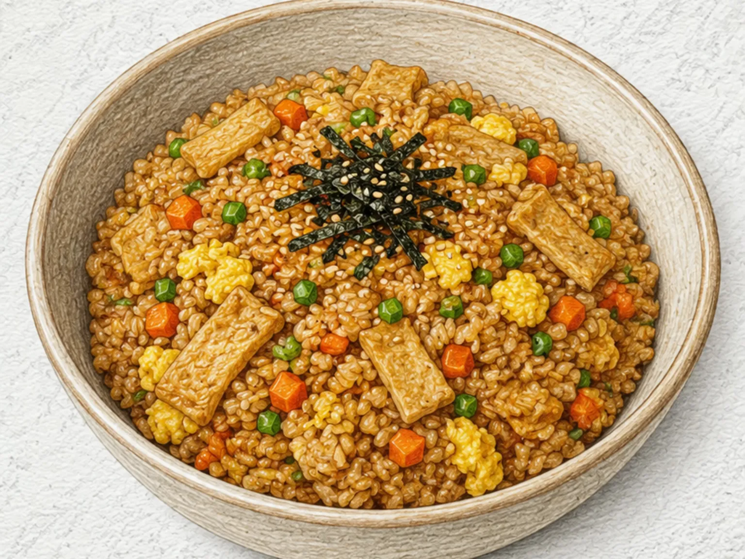 おでん（練り物）チャーハン（もちもち練り物の醤油炒めごはん）