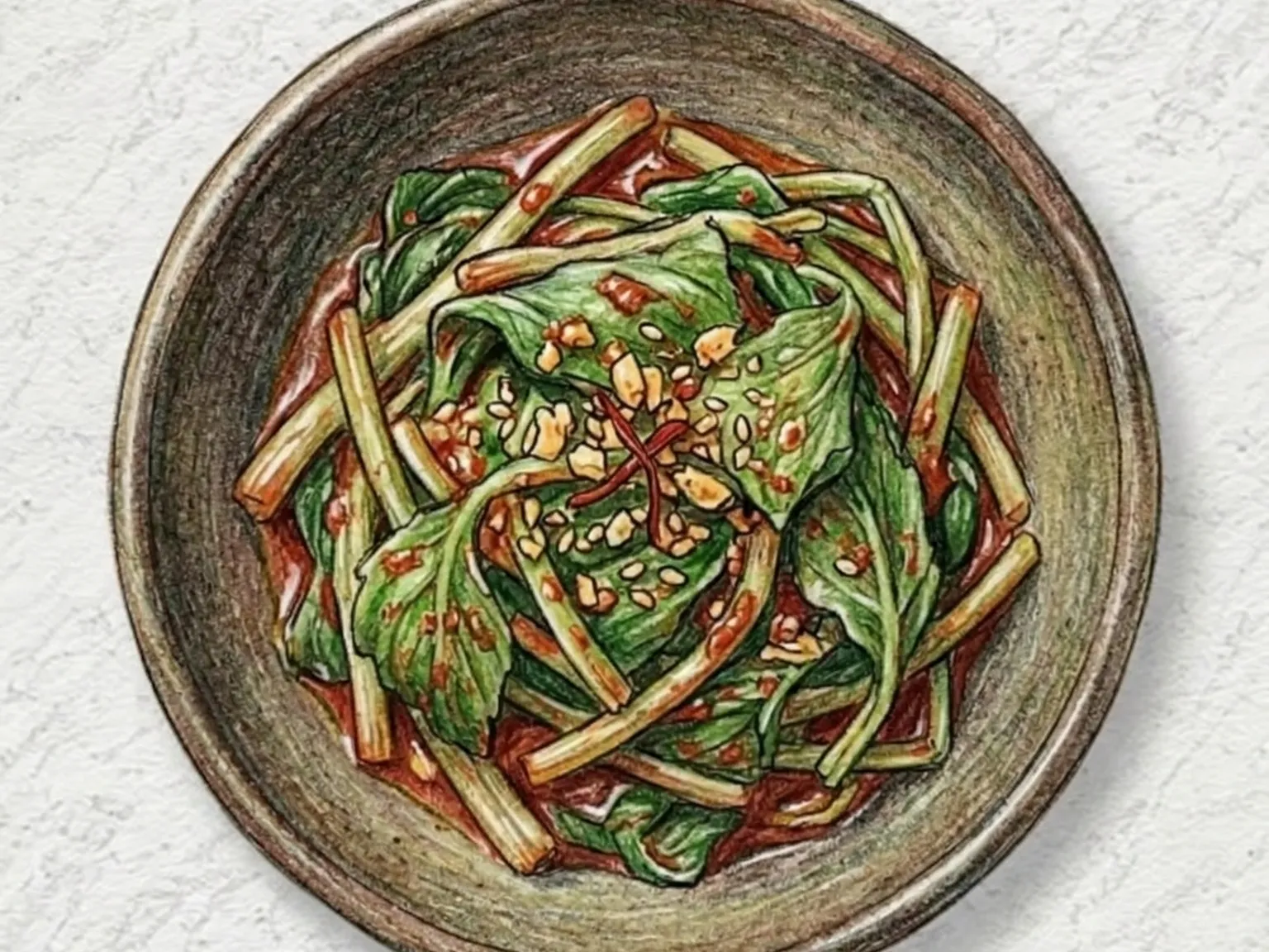 어수리나물무침