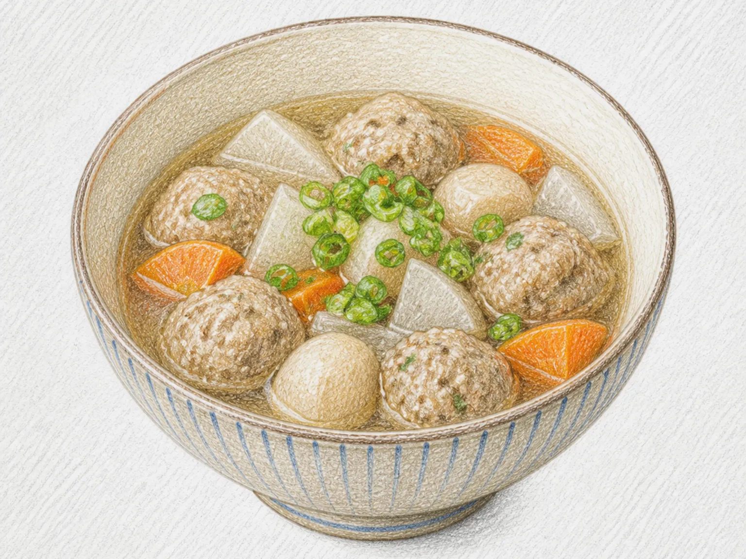 이와시 당고지루 (정어리 완자국)