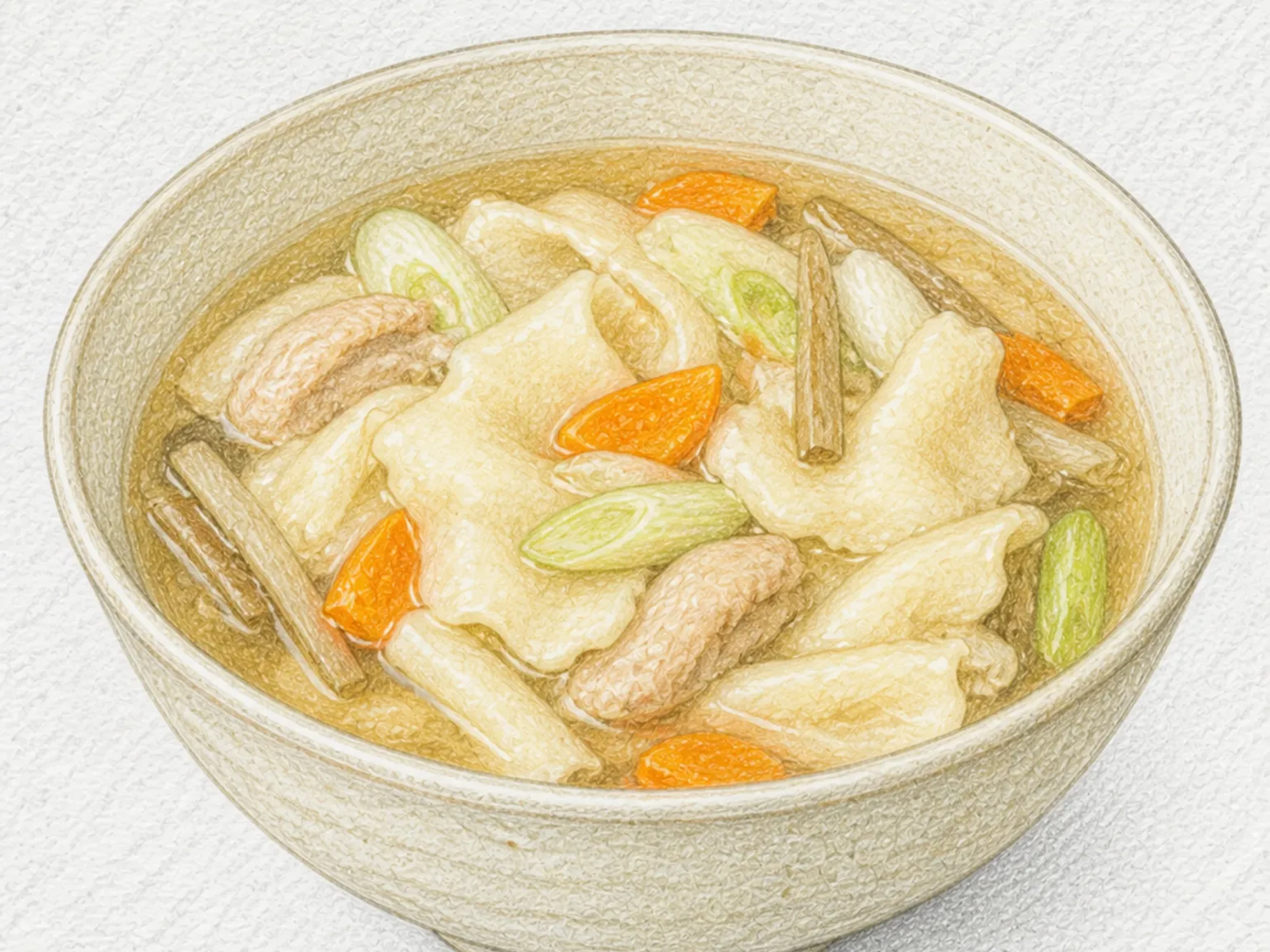 Hittsumi (Hand-Torn Wheat Dumpling Soup)