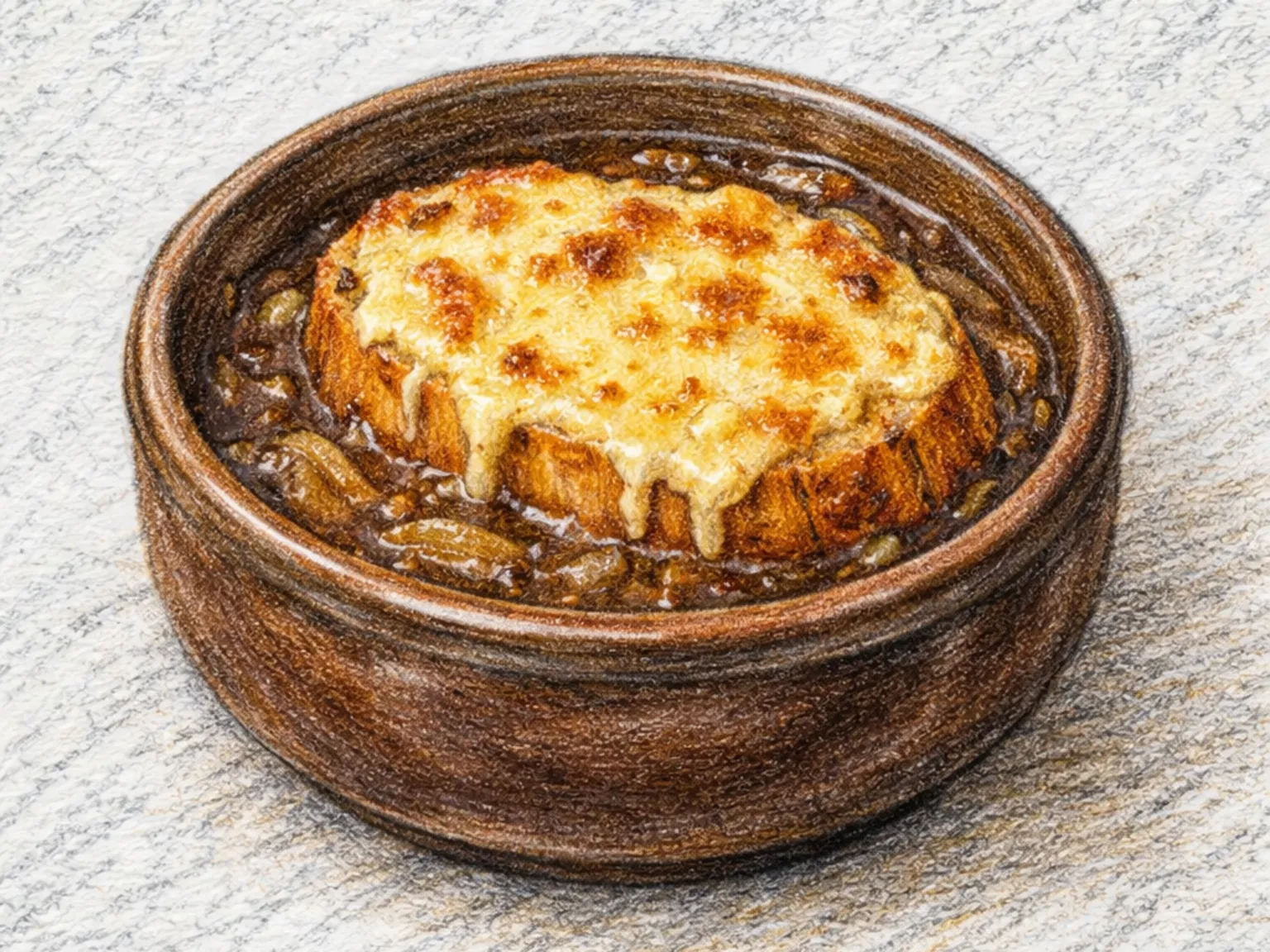 Sopa de Cebola Francesa