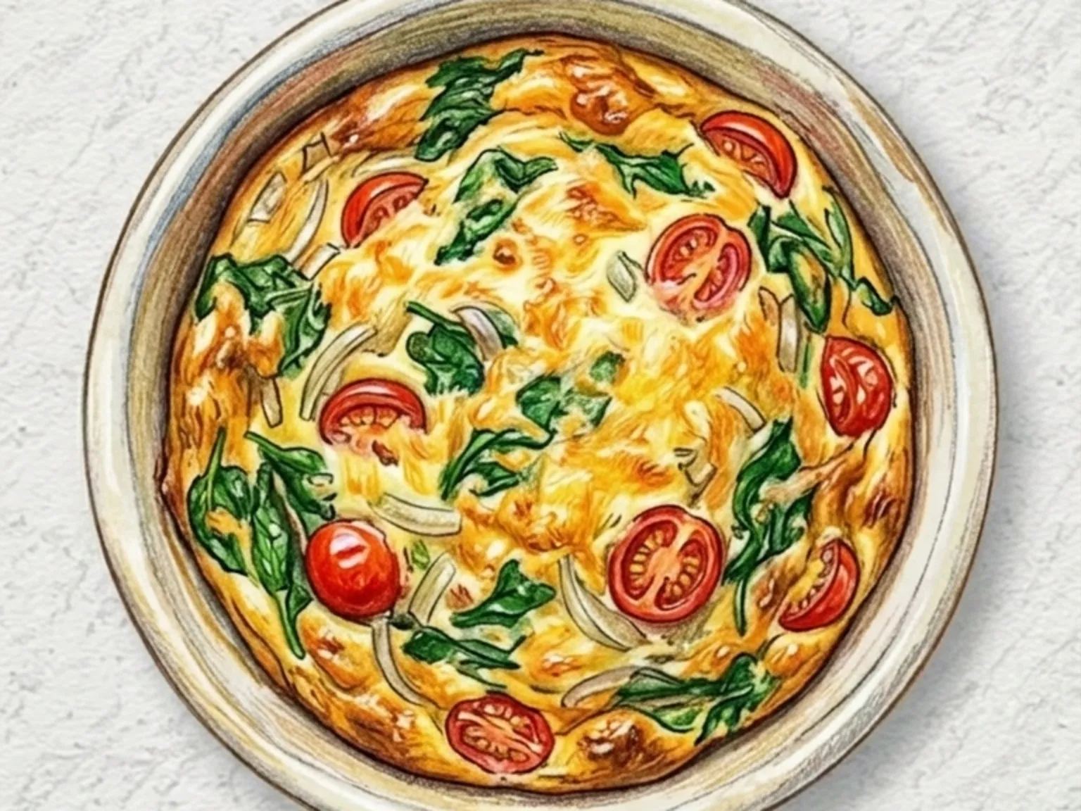 フリッタータ（イタリア風厚焼きオムレツ）