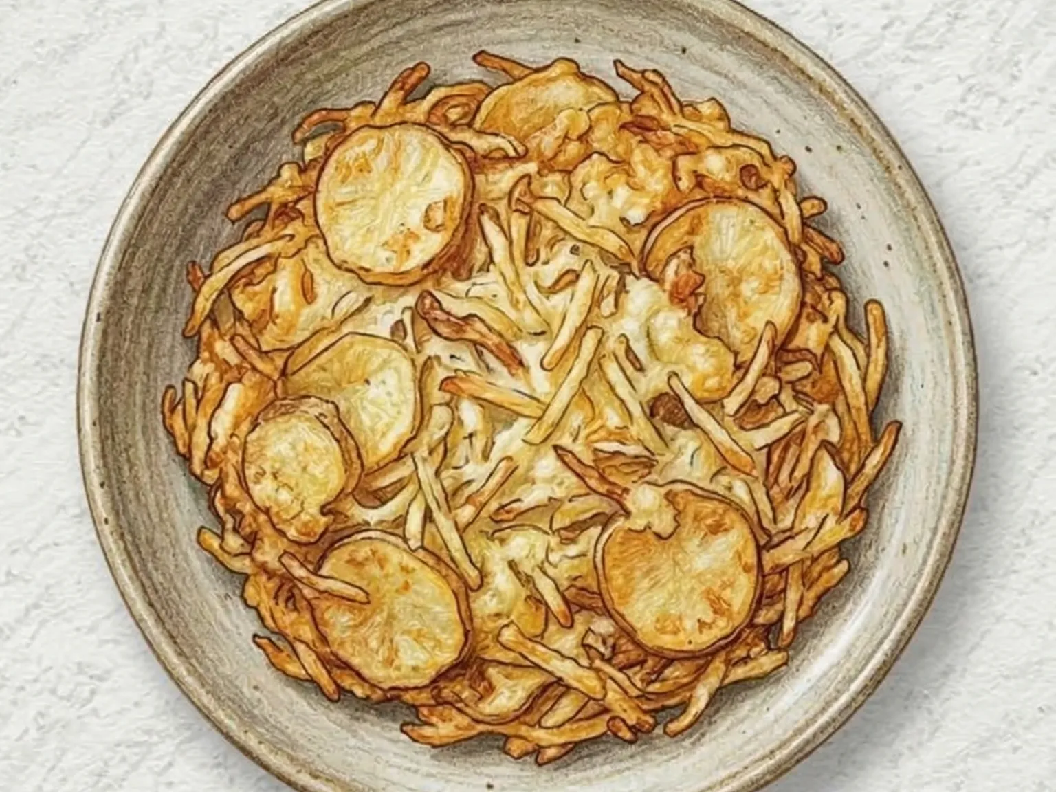 じゃがいも天ぷら(カリカリ揚げじゃがいも)