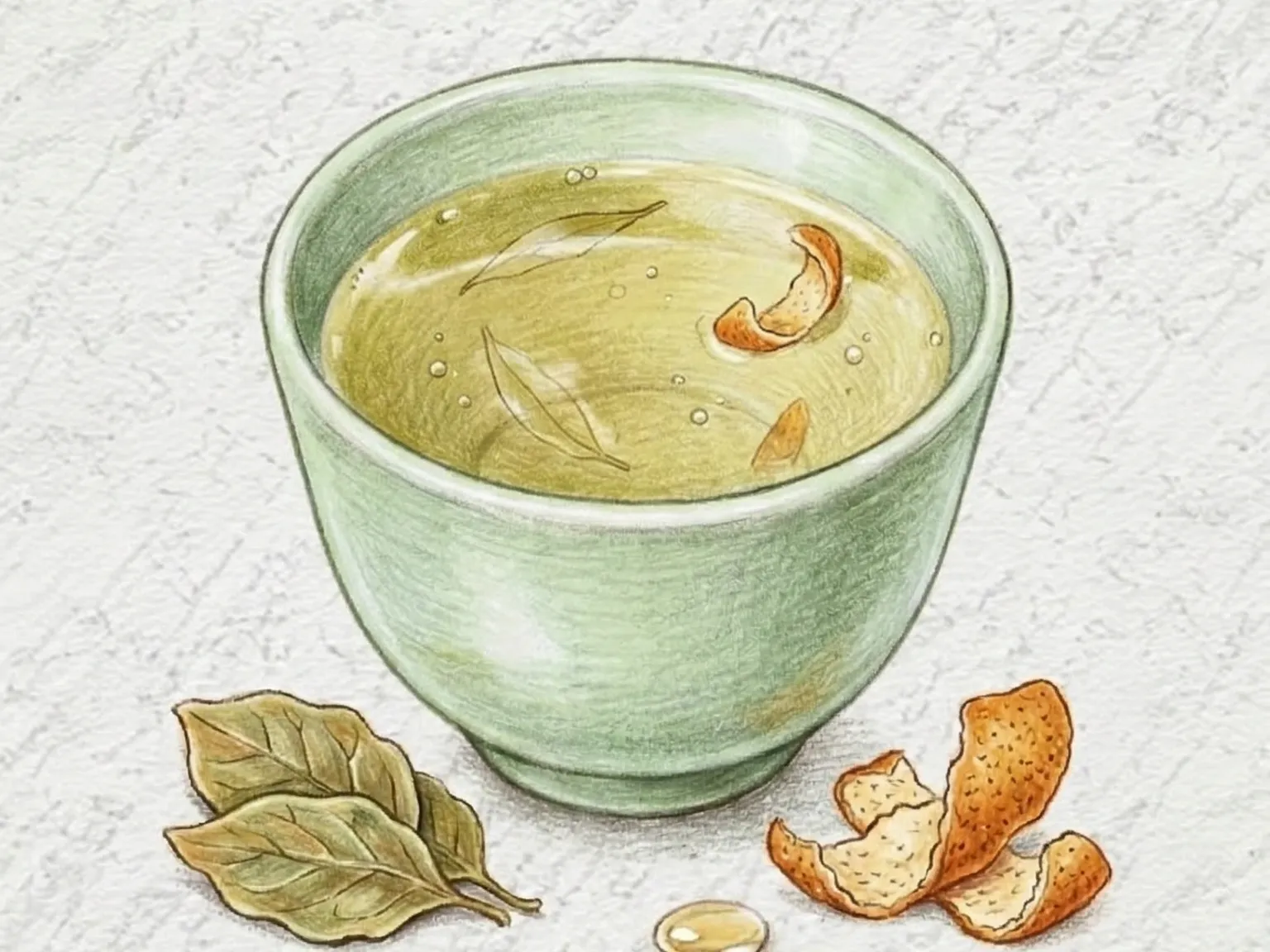 柿の葉茶(柿の葉とみかんの皮のノンカフェイン茶)