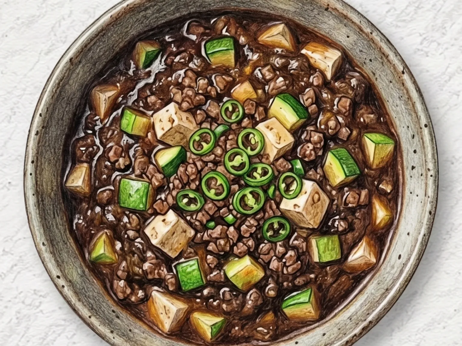 강된장찌개