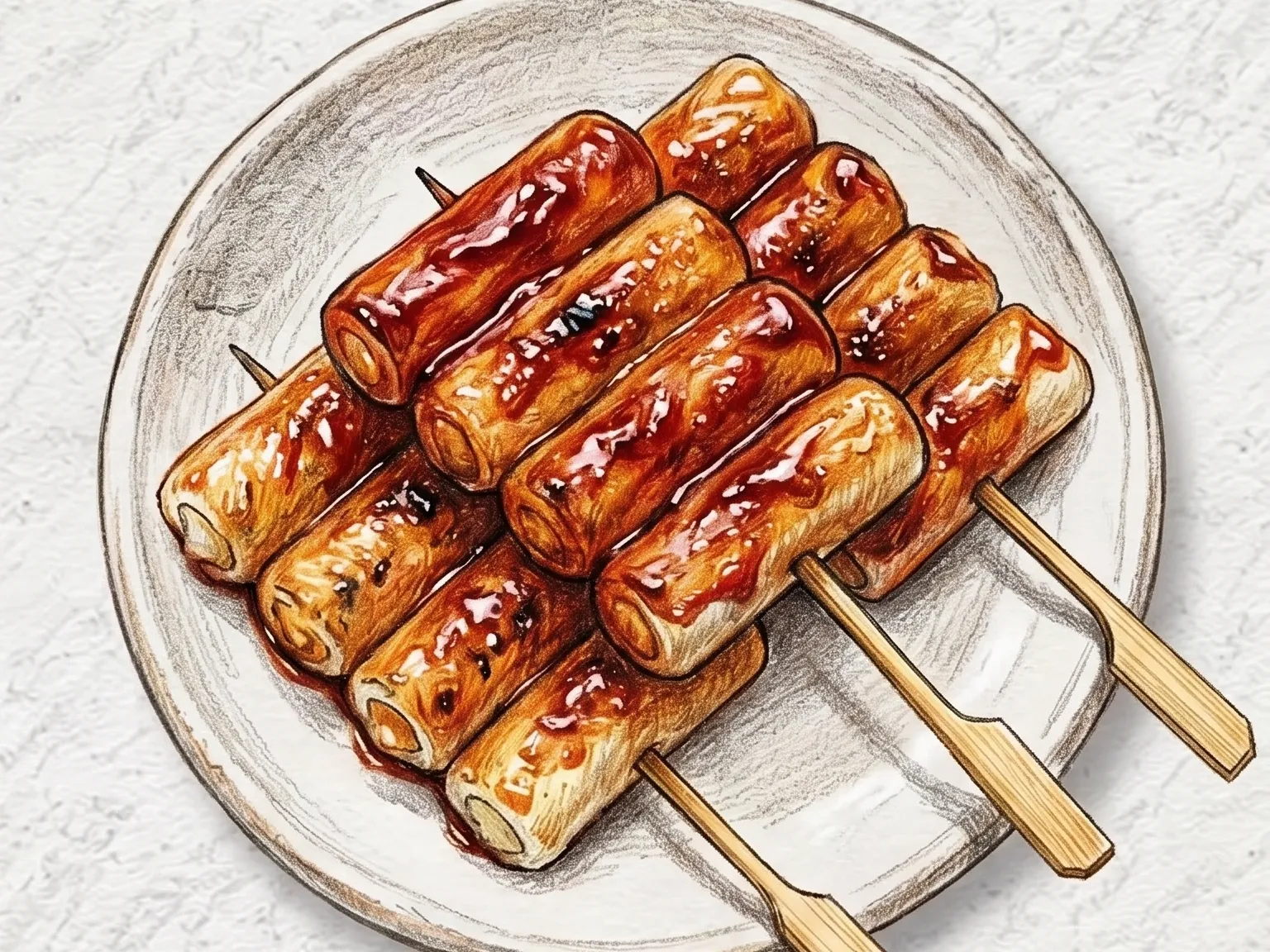 가래떡구이