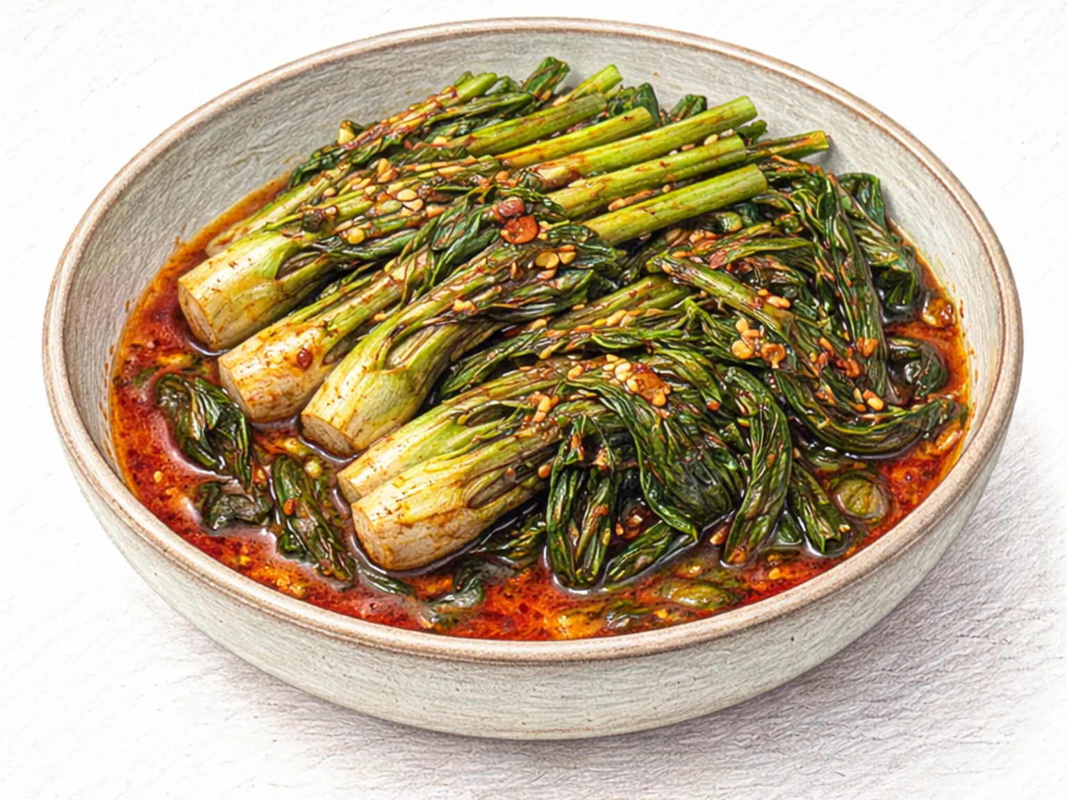 カッキムチ（からし菜キムチ 南道式 魚醤発酵）