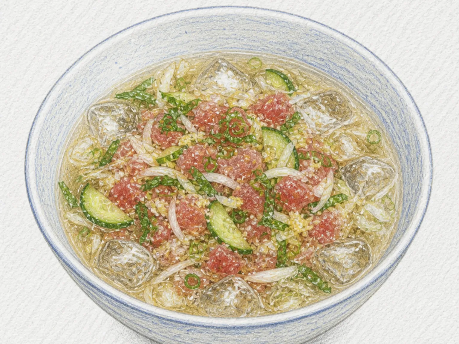 Gawa (Iced Bonito and Miso Soup)