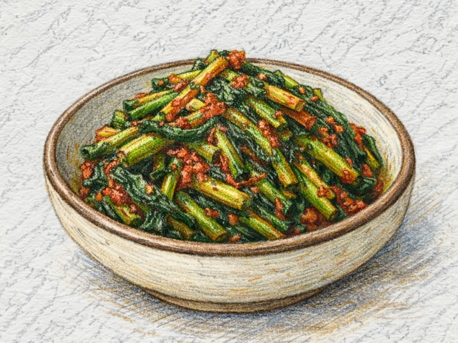 コドゥルペギキムチ(苦菜キムチ)