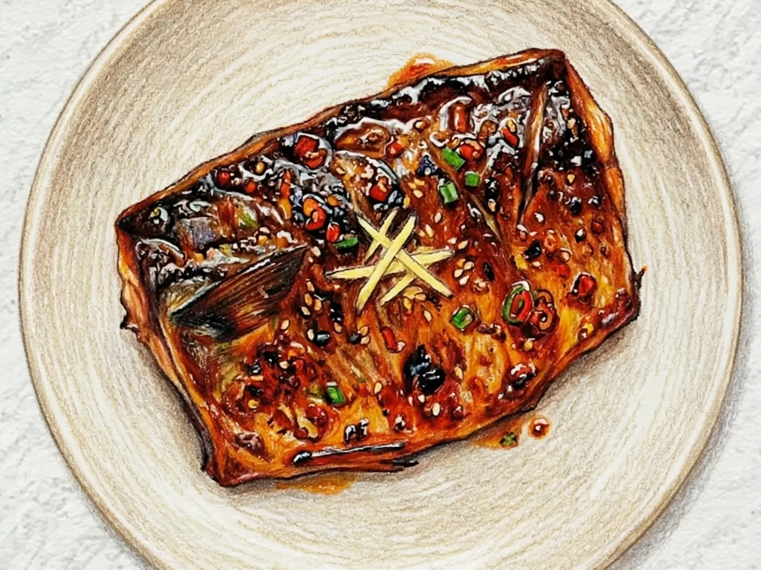 コドゥンオヤンニョムグイ(サバの辛味焼き)