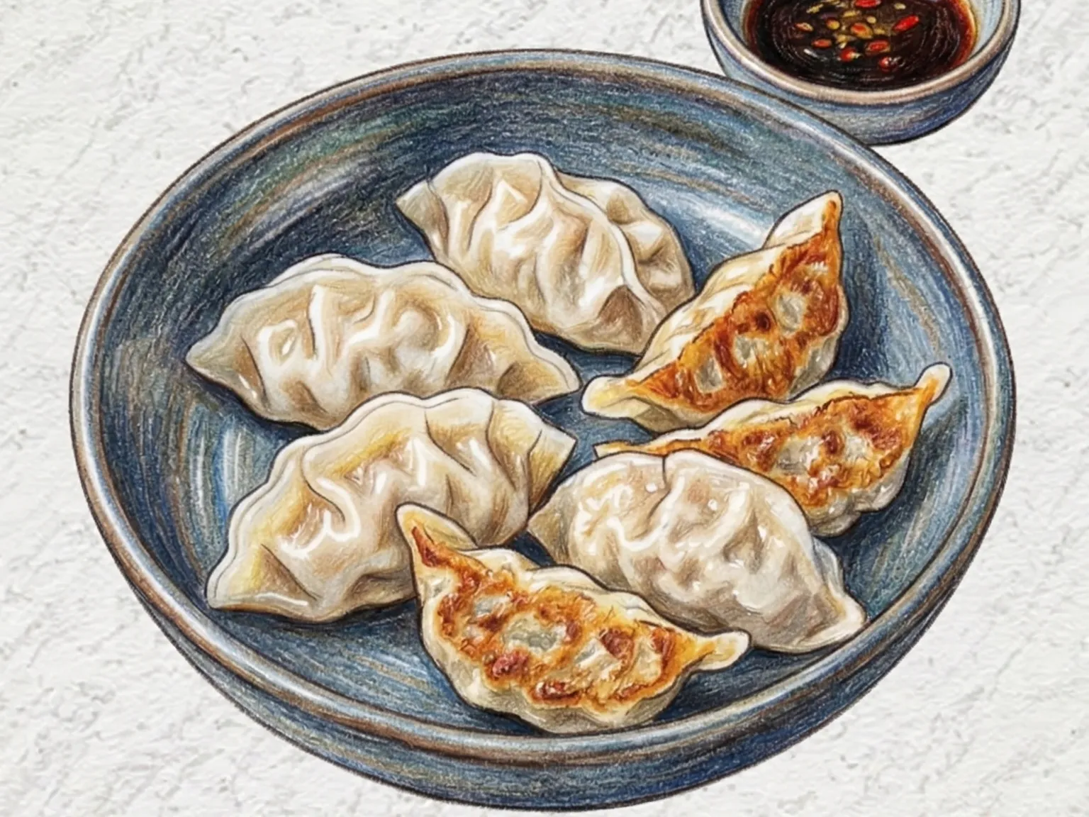 肉マンドゥ（豚牛合いびき肉と豆腐の餃子）