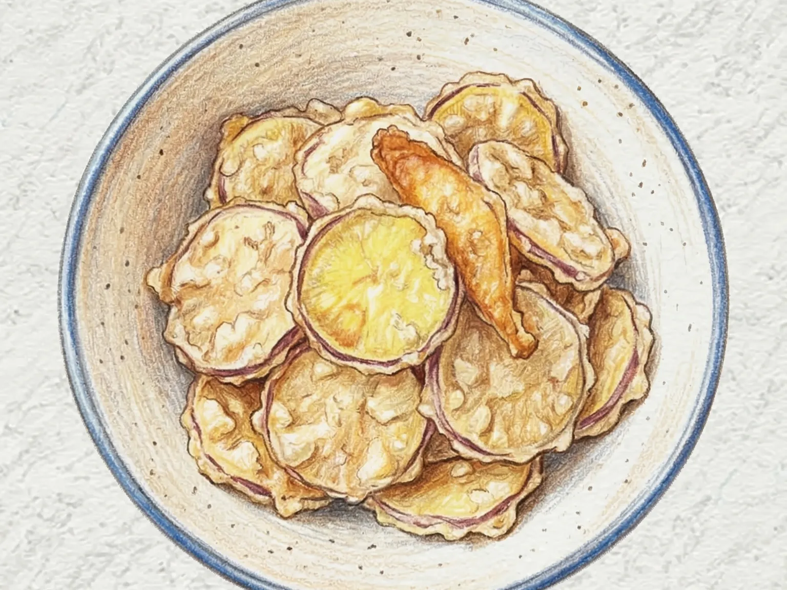 Goguma-twigim (batata frita coreana)