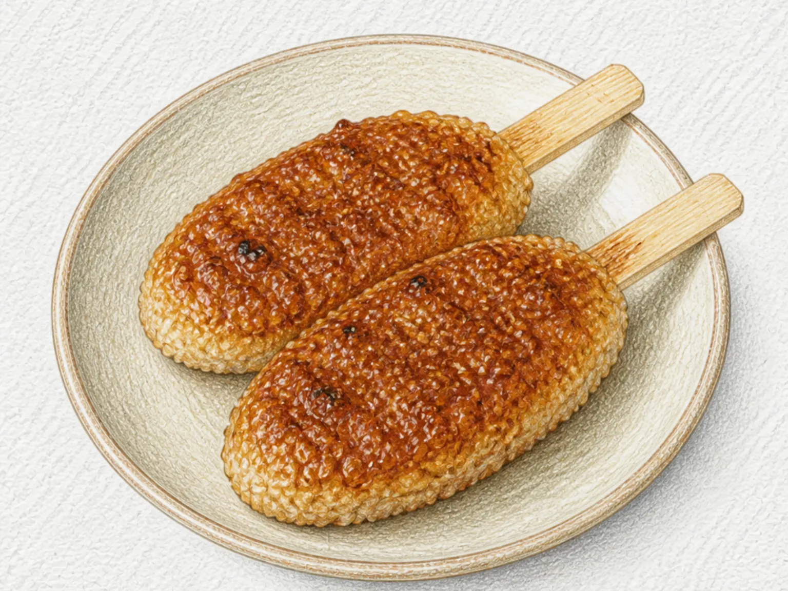 Gohei-Mochi (Grilled Rice Cake with Walnut Miso)