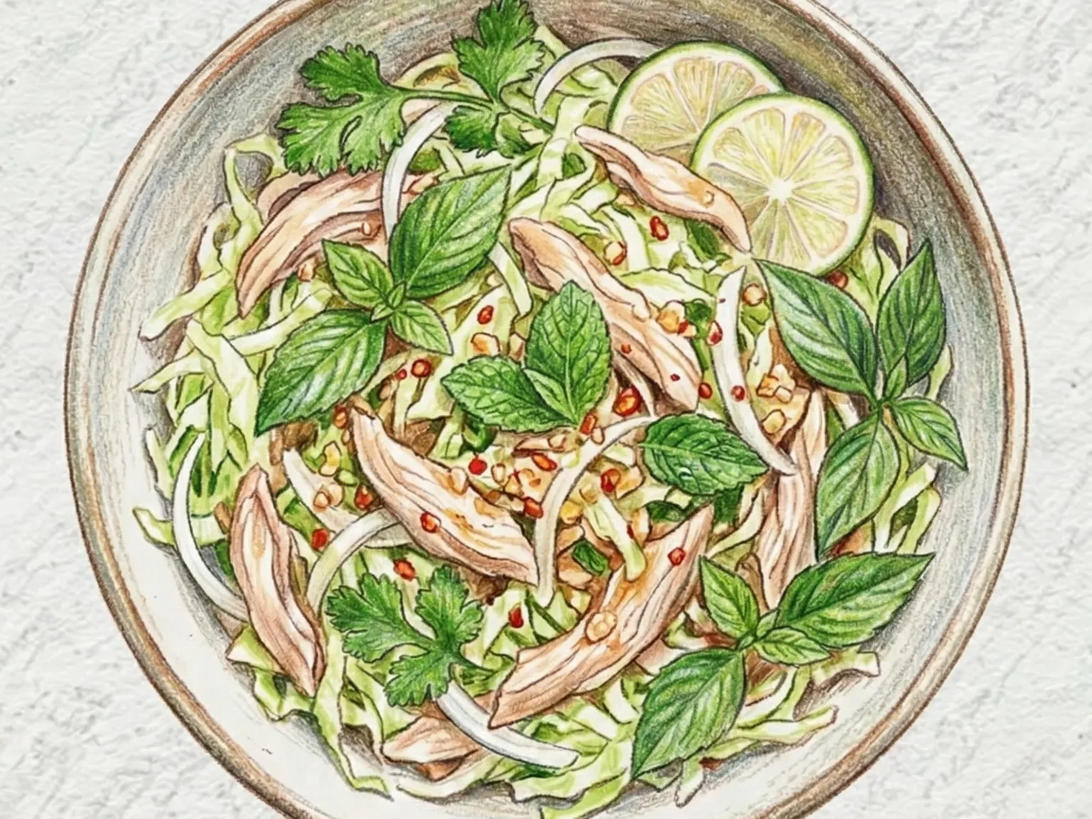 Goi Ga (salada de frango vietnamita)
