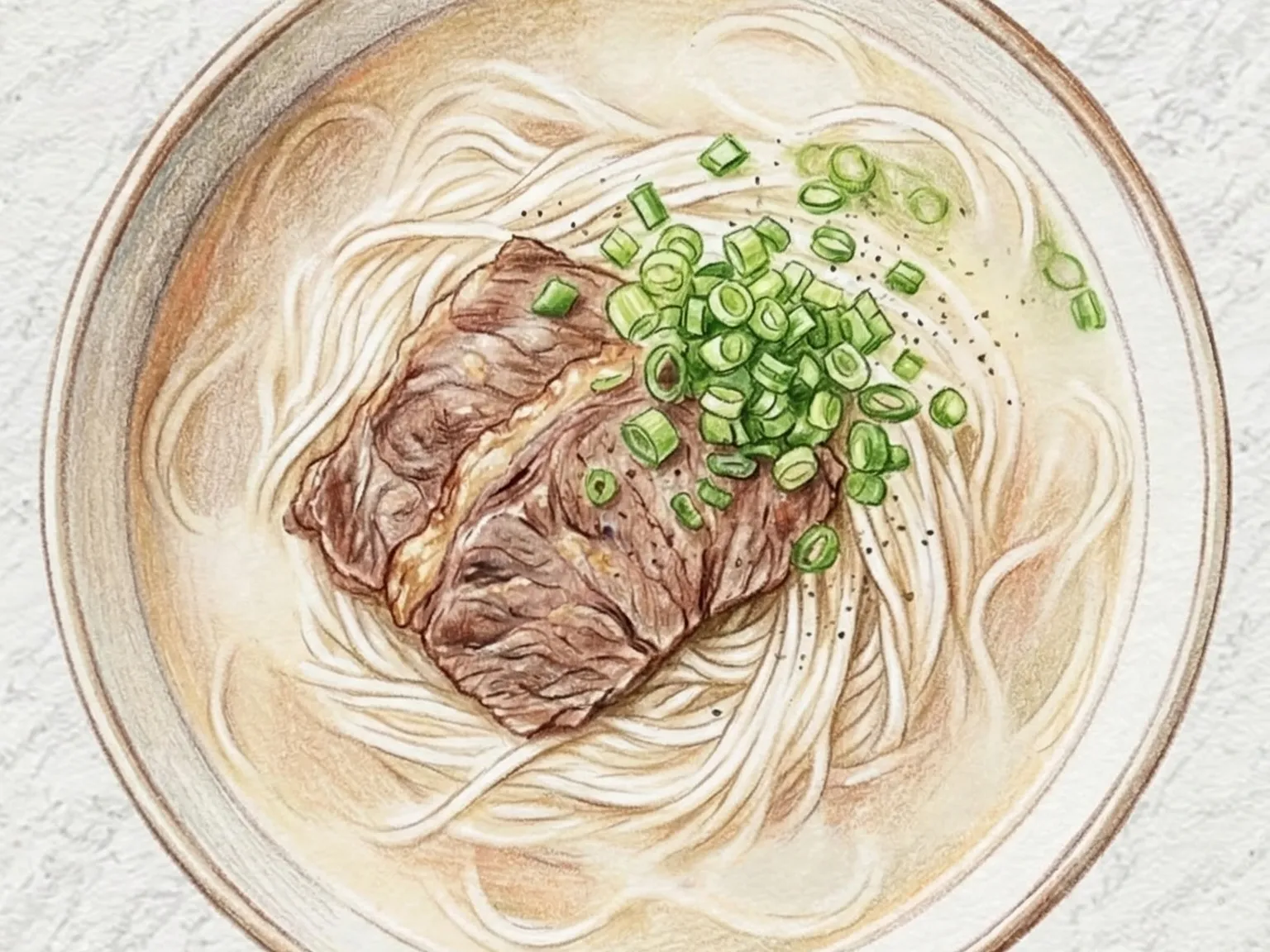 コムグク ソミョン（牛骨スープそうめん）