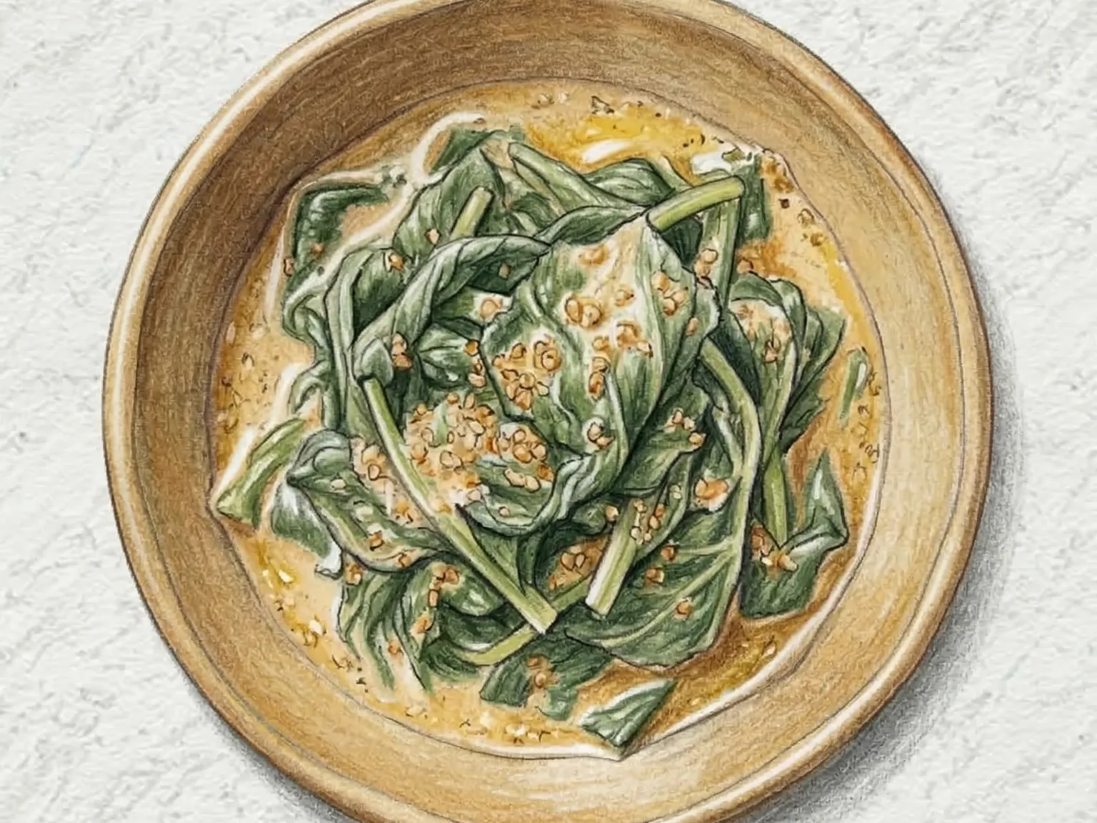 コンドゥレドゥルケチム(ゴンドレナムルのえごま蒸し)