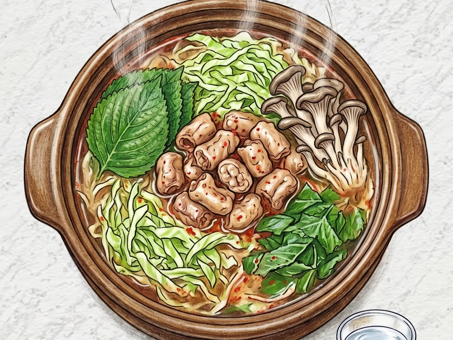 서울식 곱창전골