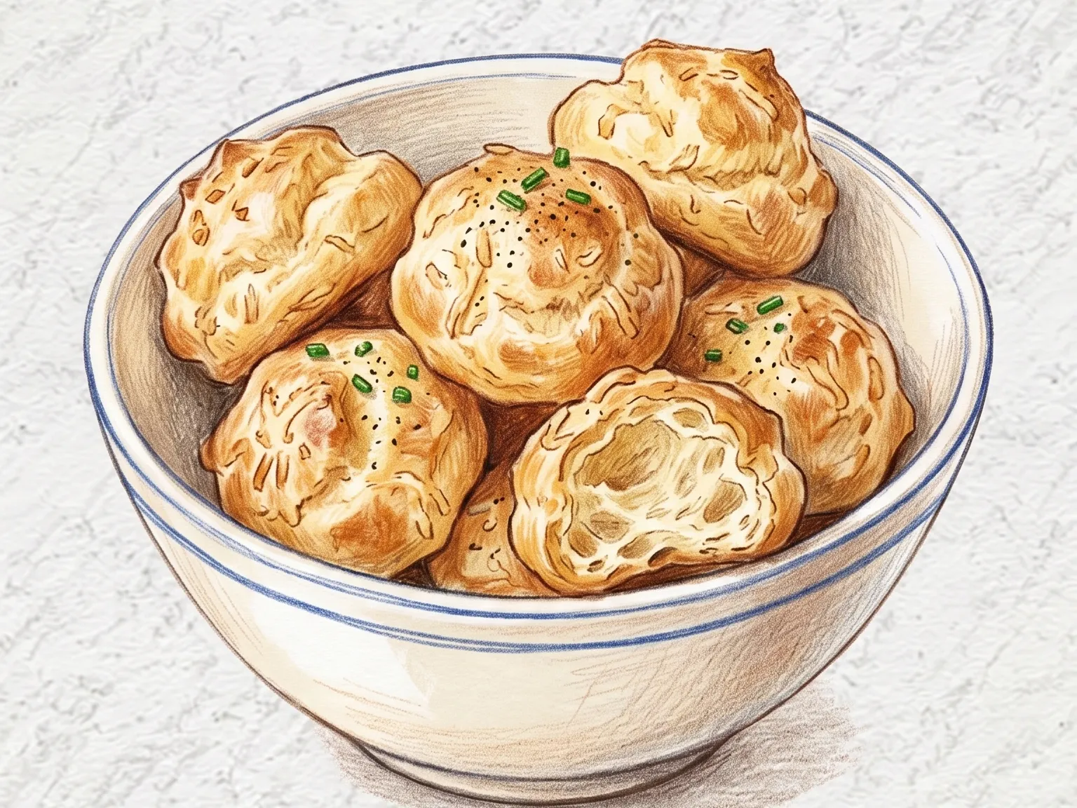 구제르 (그뤼에르 치즈 슈 퍼프)