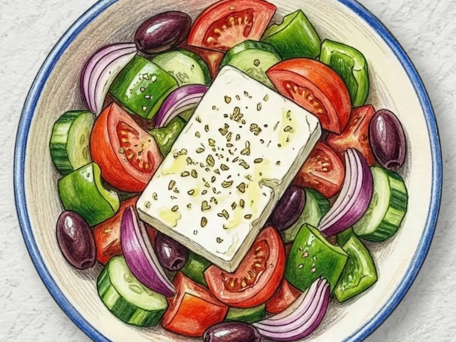 グリークサラダ（ホリアティキ）