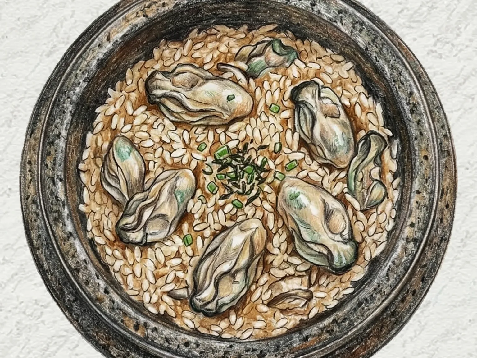 Gul Bap (arroz coreano con ostras)