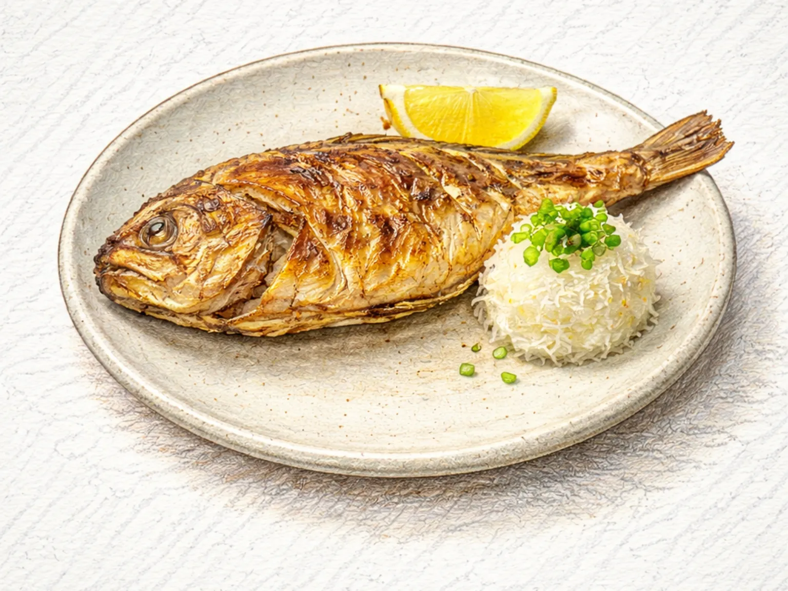 クルビグイ(干しイシモチの焼き物)