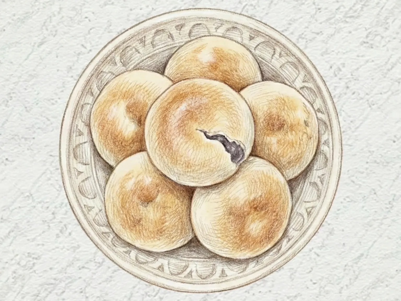 慶州パン（あんこパン）（もちもちあんこ入り韓国パン）