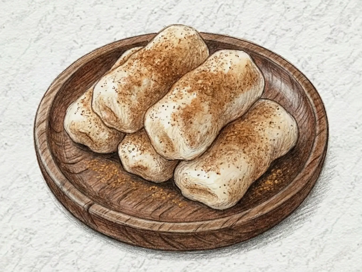 シナモン餅(ケピトック)(重ね蒸しシナモン風味の韓国餅)