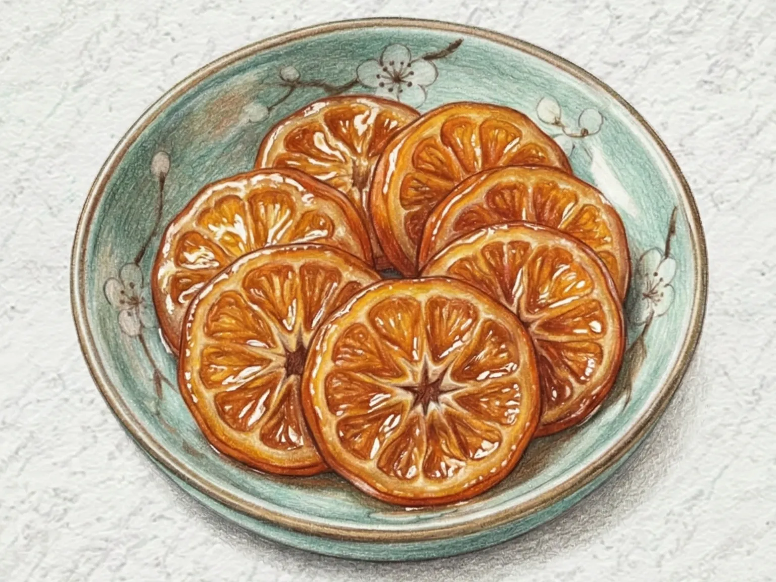 Gyul-jeonggwa (doce coreano de casca de tangerina com mel)