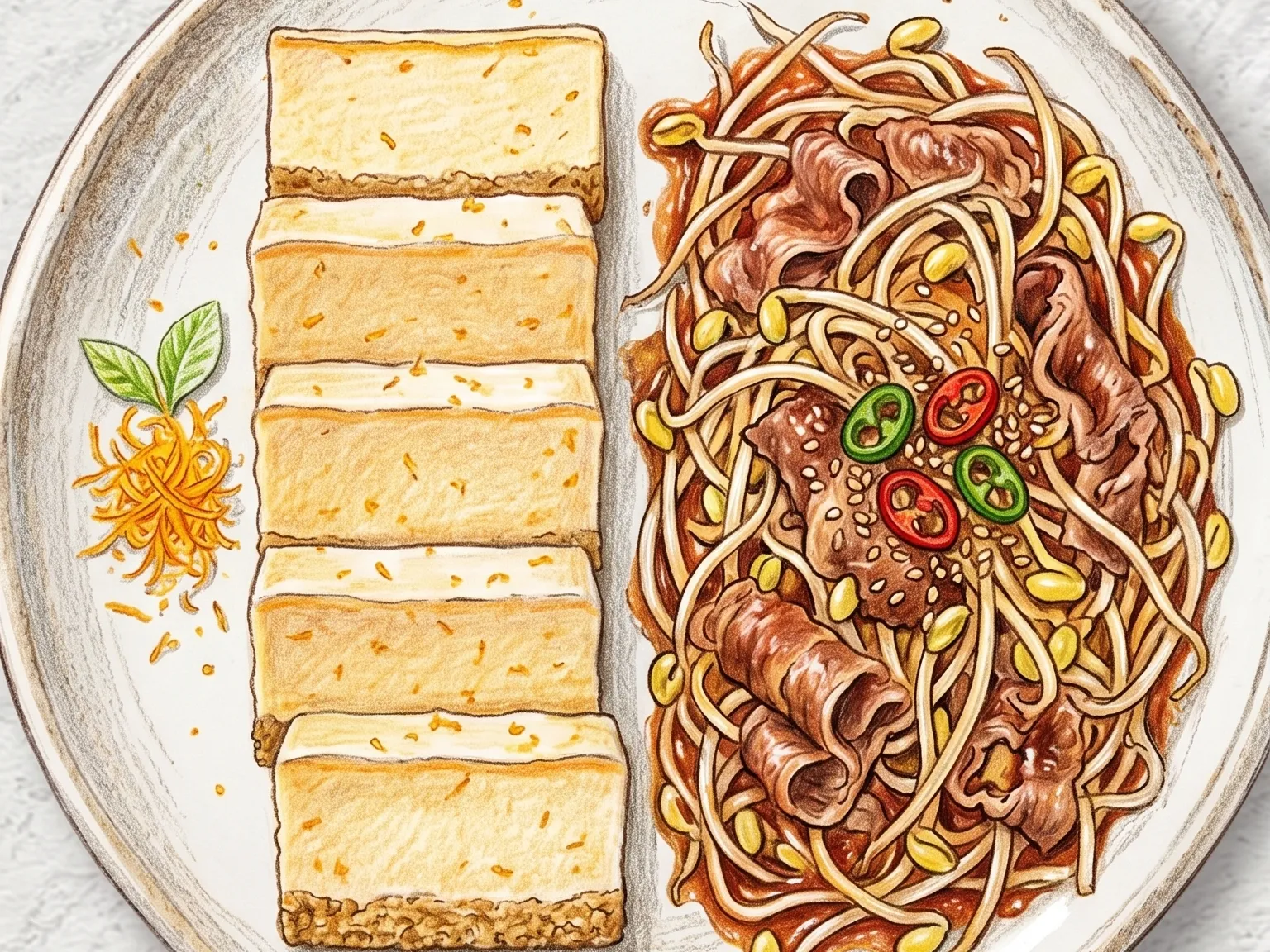 한라봉 치즈케이크 바 (제주 감귤 크림치즈 바)