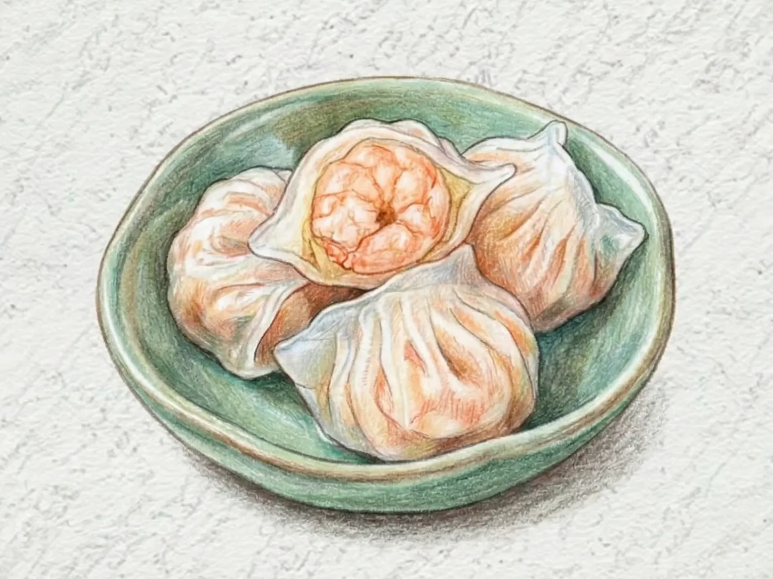 広東式ハーガウ（海老蒸し餃子）