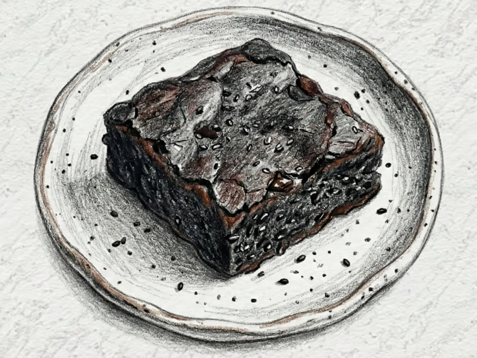 Heukimja-brownies (brownies de gergelim preto)