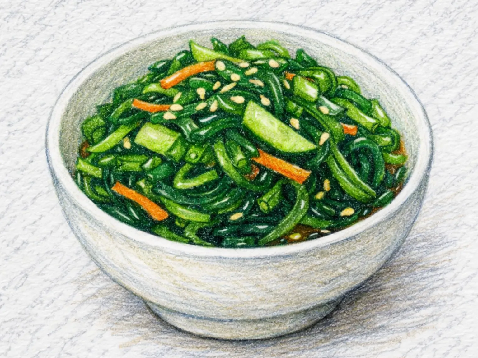 冷やしわかめサラダ