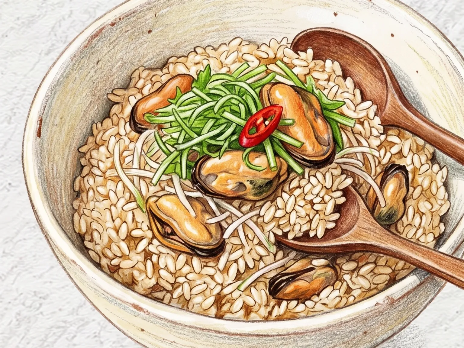 홍합밥