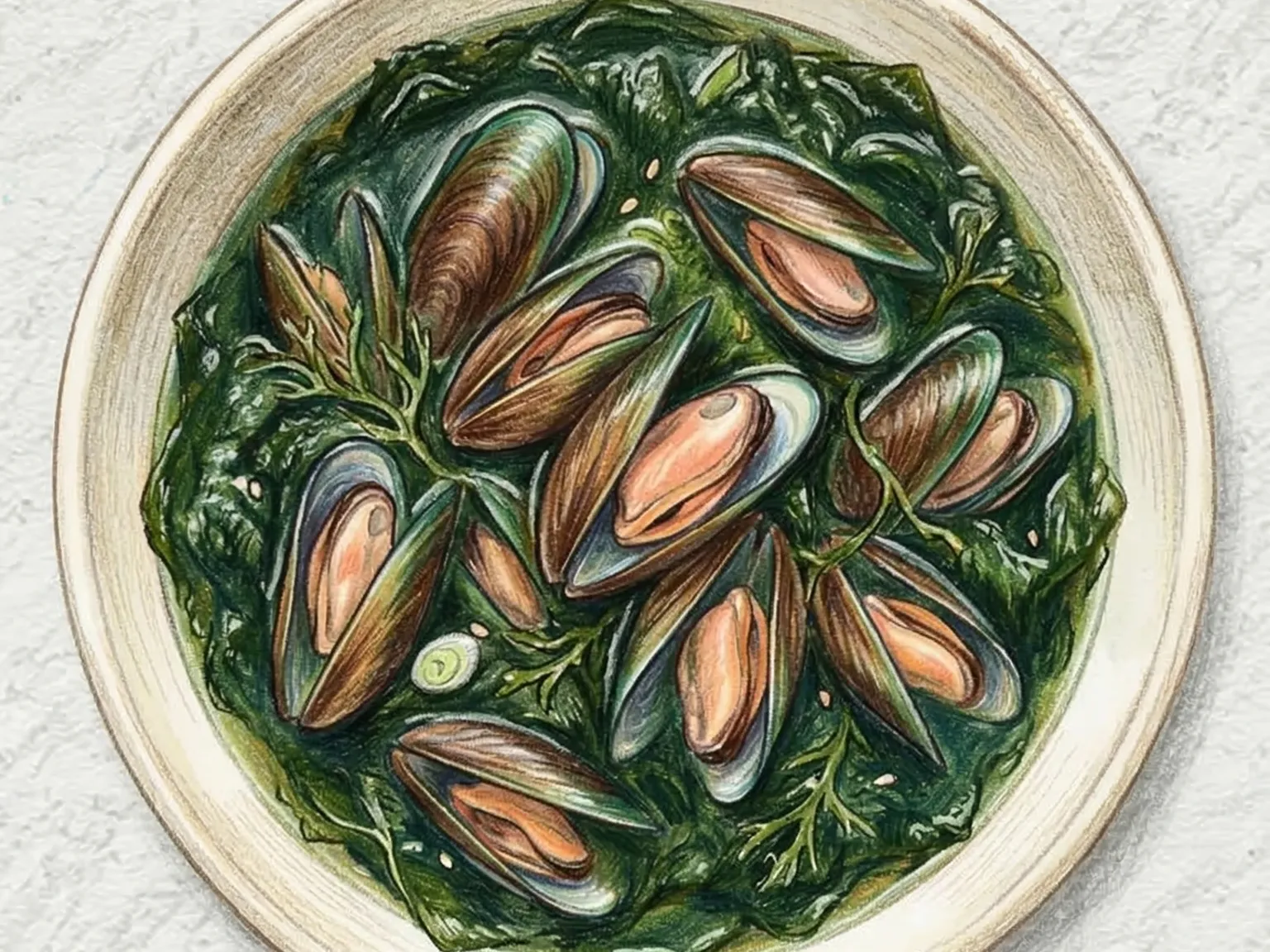 ホンハプ メセンイクク（ムール貝メセンイスープ）